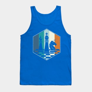 chess pieces retro gift 1 Tank Top